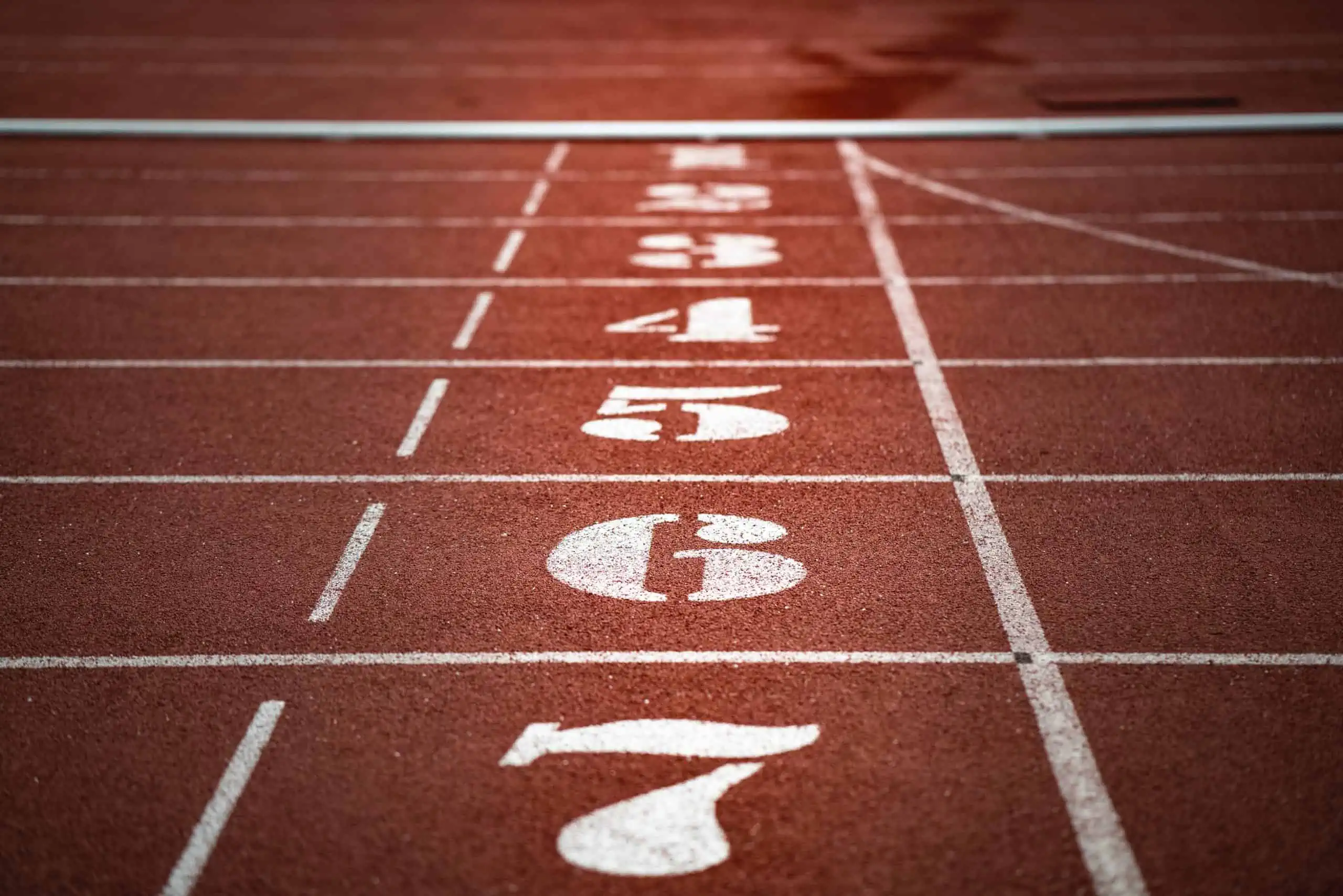 Enneagram numbers on brown track
