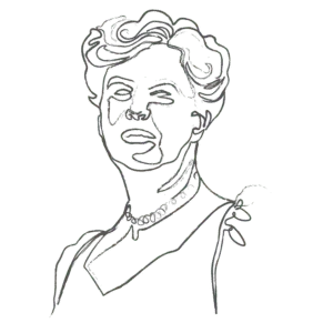 Illustration of Eleanor Roosevelt: an example for an Enneagram Type 2 personality