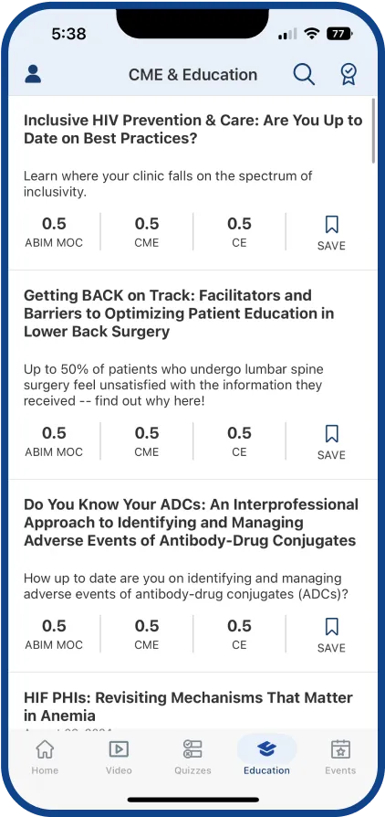 CME Courses