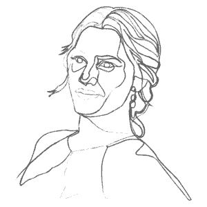 Illustration of Kate Winslet: an example for an Enneagram Type 4 personality