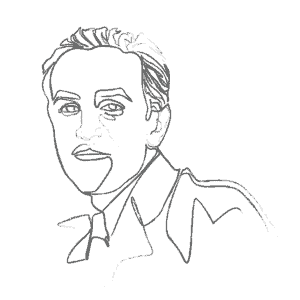 Illustration of Walt Disney: an example for an Enneagram Type 9 personality